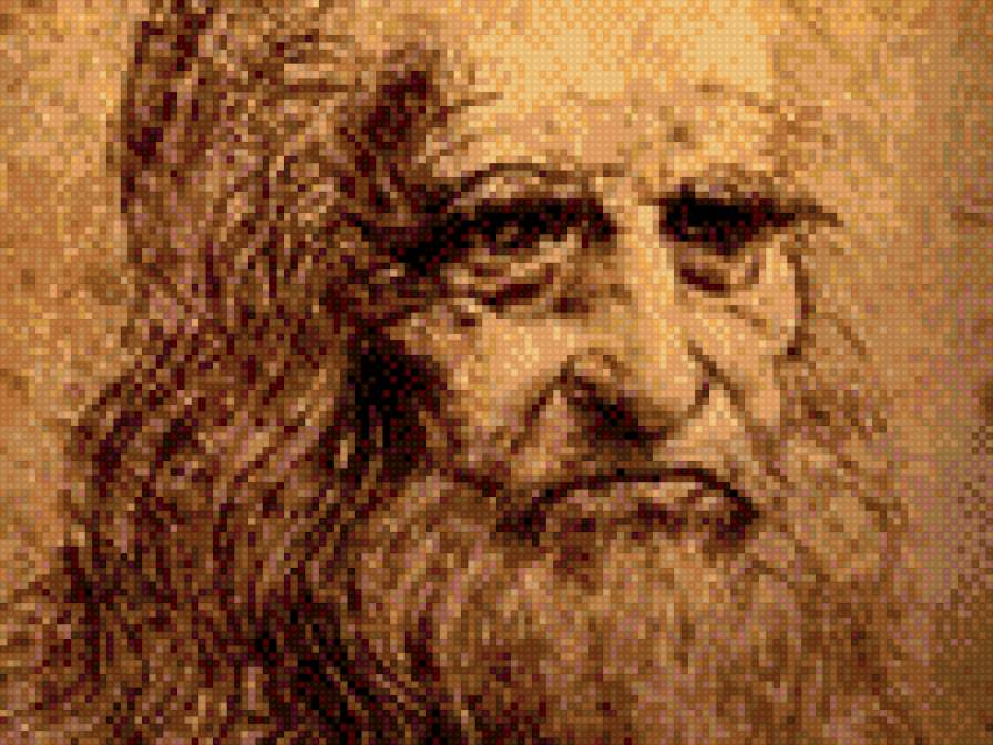 Леонардо - мозаика - предпросмотр