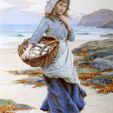 Схема вышивки «Рыбачка»