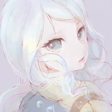 Схема вышивки «Девушка»