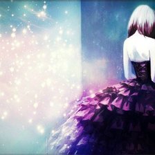 Схема вышивки «Девушка»