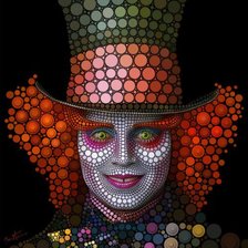 Схема вышивки «Шляпник»