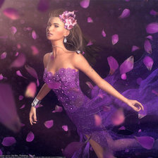 Схема вышивки «сереневые грезы»