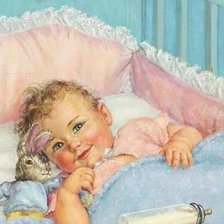 Схема вышивки «милашка»