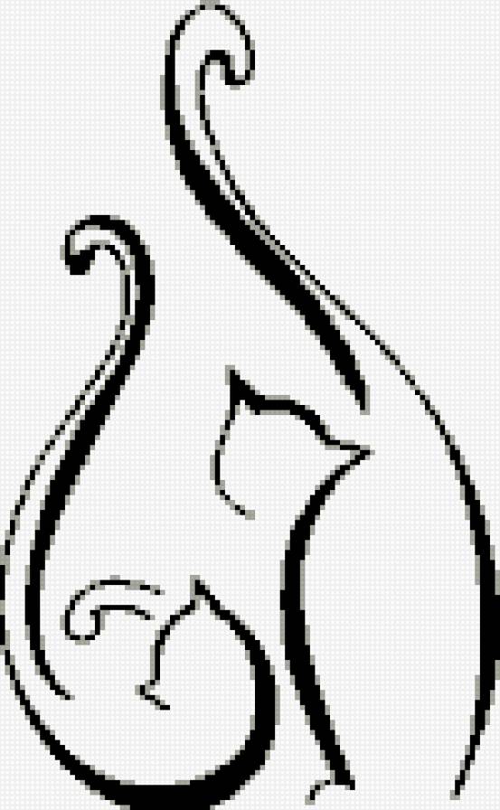коты - коты, черно- белое, монохром - предпросмотр