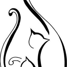 Схема вышивки «коты»