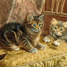 Схема вышивки «cats»