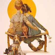 Схема вышивки «Мир детства»