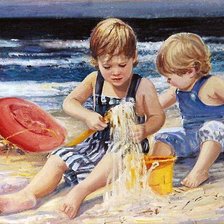 Схема вышивки «Мир детства2»