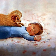 Схема вышивки «картины Дональда Золана»