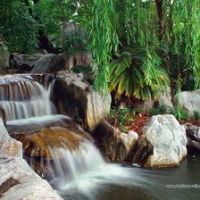 Схема вышивки «водопад»