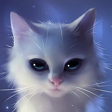 Схема вышивки «Котик»