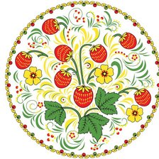 Схема вышивки «Хохлома»