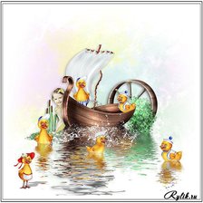 Схема вышивки «Мир детства12»