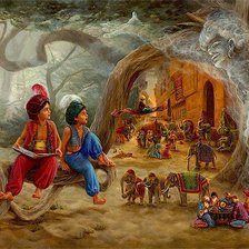 Схема вышивки «картины Линн Люпетти»