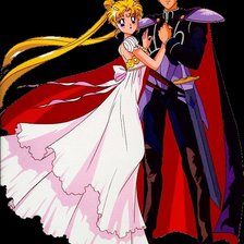 Схема вышивки «Серенити и Эндимион»