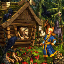 Схема вышивки «В гостях»