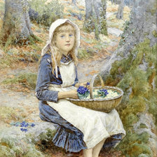 Схема вышивки «Цветочница 2»