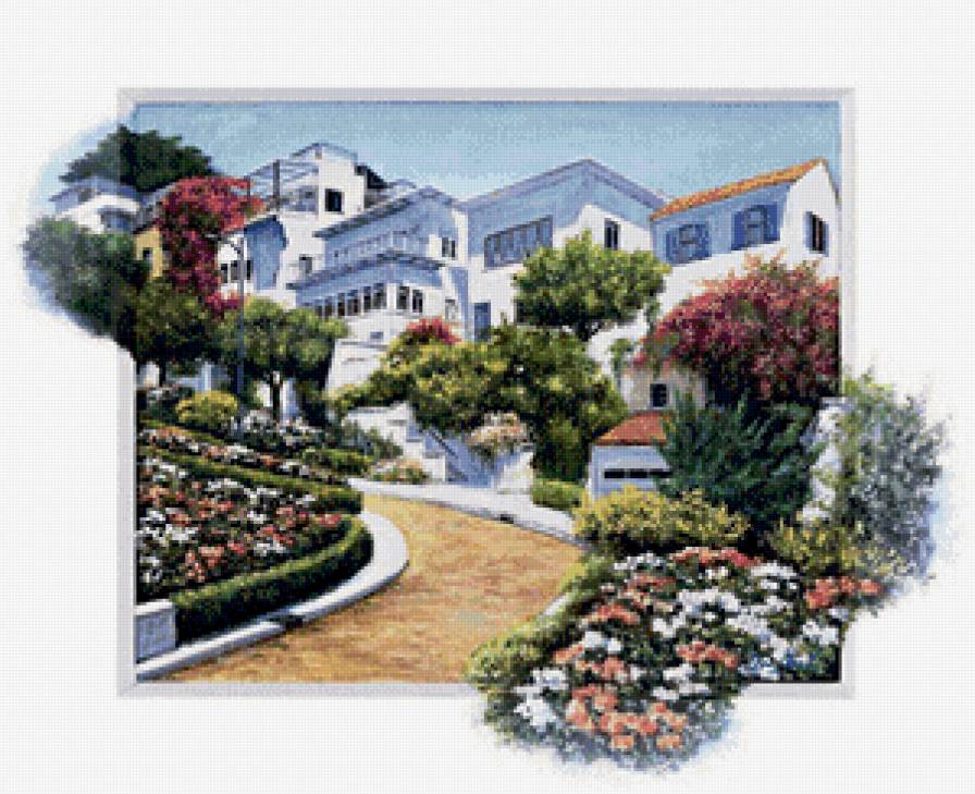 Курортный городок - красота природы - предпросмотр