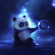 Схема вышивки «Аквапанда»