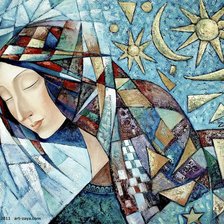 Схема вышивки «ГОБИ, звёздная женщина»