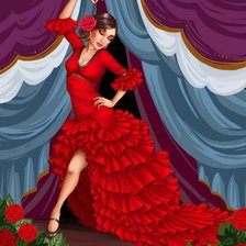 Схема вышивки «Танец»