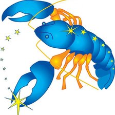 Схема вышивки «рак»