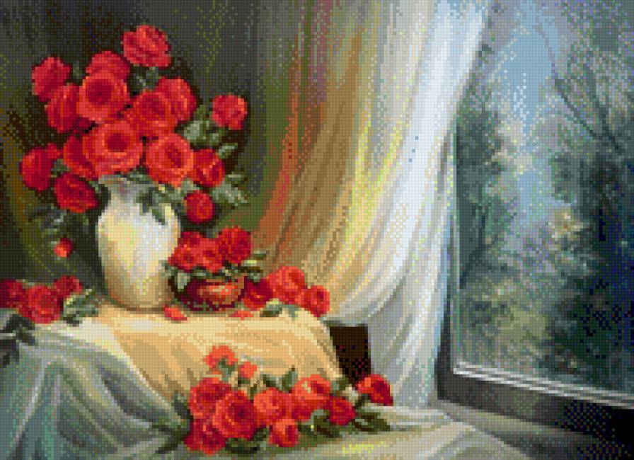 червоні троянди - предпросмотр