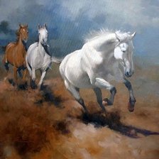 Схема вышивки «ЛОМБАРДО СПАРТАКО Лошади 7»