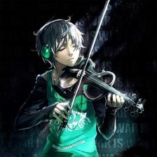 Схема вышивки «скрипач»