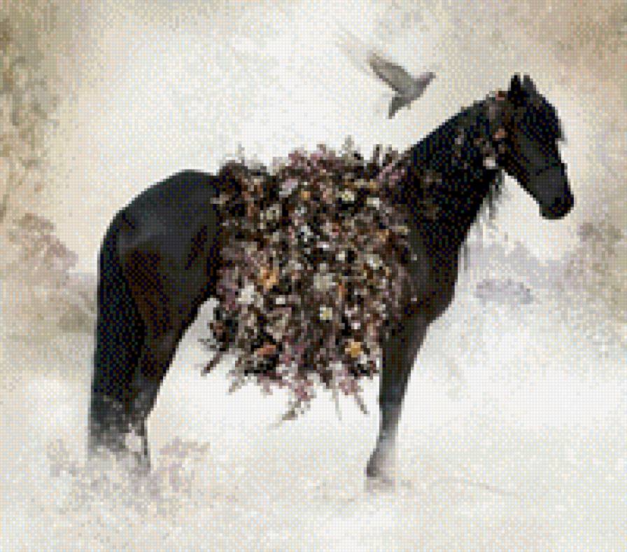 лошадь - конь, животные, лошадь - предпросмотр