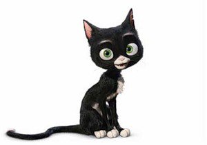 кошка - кошка, вольт, детям, мультяшки - оригинал