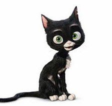 Схема вышивки «кошка»