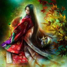 Схема вышивки «картины Shu Mizogu»