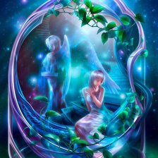 Схема вышивки «картины Shu Mizogu»