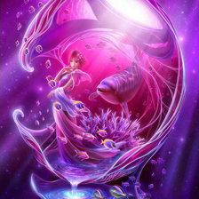 Схема вышивки «картины Shu Mizogu»