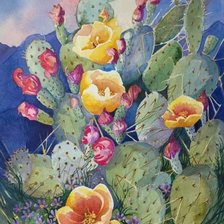 Схема вышивки «Cactus»