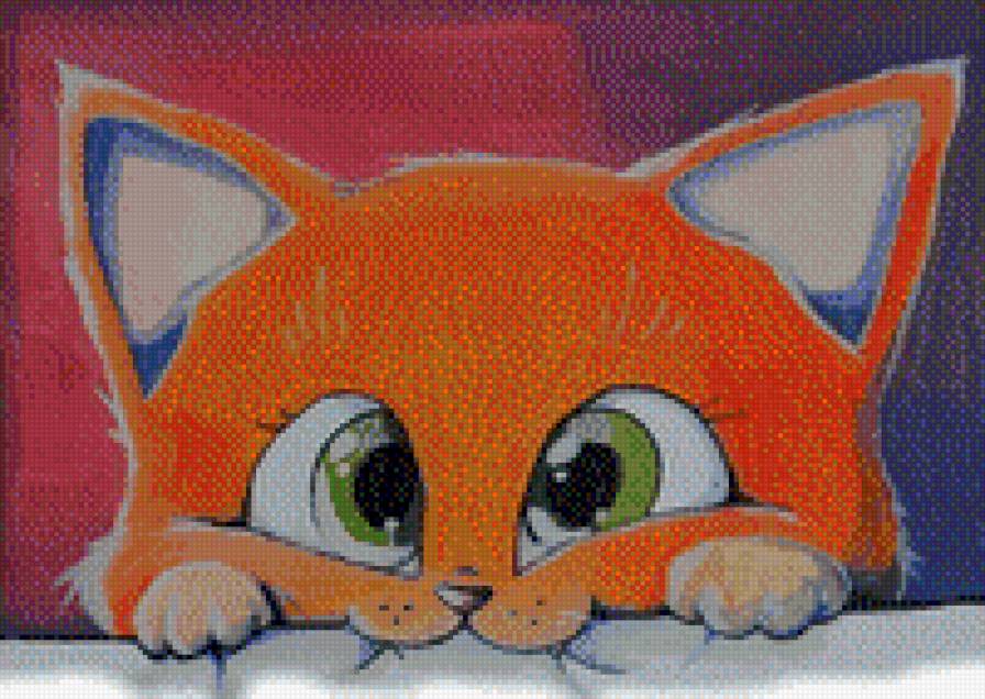 Котенок - мультяшки, детям, котенок, кот - предпросмотр