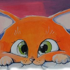 Схема вышивки «Котенок»