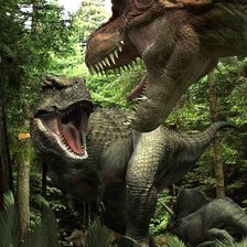 Схема вышивки «Динозавры»