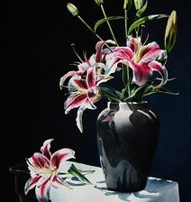 Схема вышивки «Букет лилий»