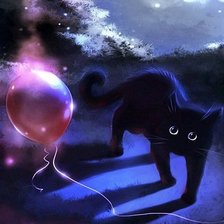 Схема вышивки «кот»