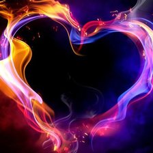 Схема вышивки «сердце»