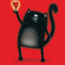 Схема вышивки «кот»