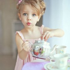 Схема вышивки «чаепитие»