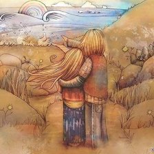 Схема вышивки «Мечтатели»