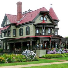 Схема вышивки «серия "дома"»