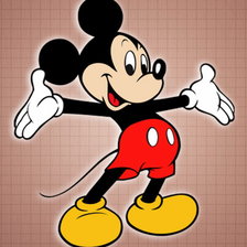 Схема вышивки «Микки»