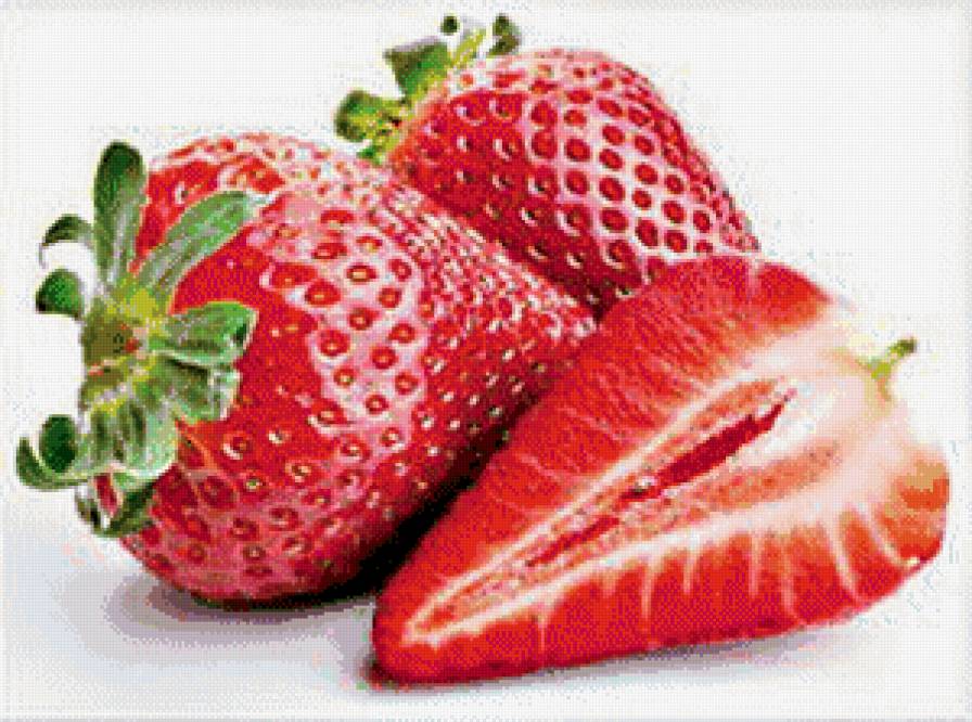 Клубника Триптих 1 - фрукты, ягоды, триптих, кухня - предпросмотр