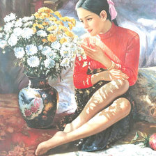 Схема вышивки «Букет»