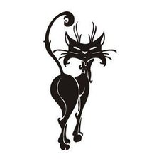 Схема вышивки «кошка»